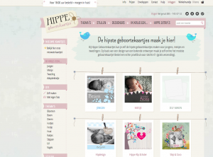 homepage hippe-geboortekaartjes