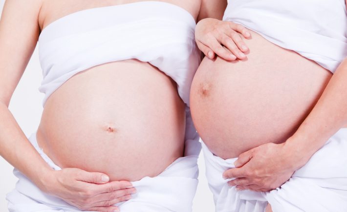 kleine versus grote zwangere buiken