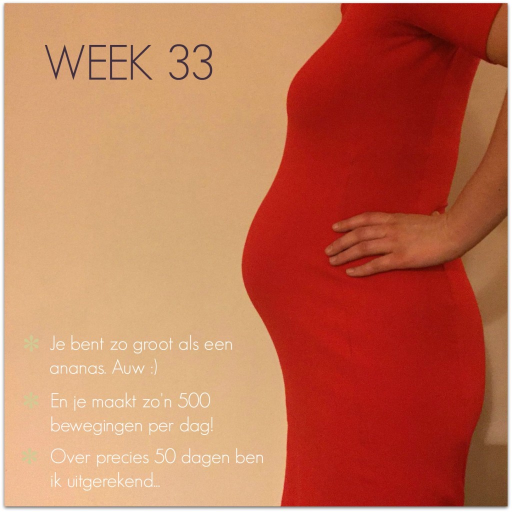 zwangerschapsupdate week 33