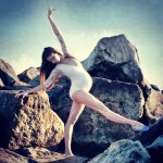 Fotoserie: zwangere ballerina