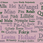 De 150 meest bizarre meisjesnamen van 2013