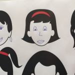 Teken zelf gezichtjes op deze poppetjes – free printable