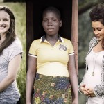Drie vrouwen, drie continenten – Band met ongeboren kindje