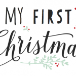Gratis printable: my first Christmas