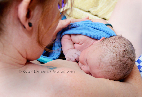 stuitligging foto borstvoeding