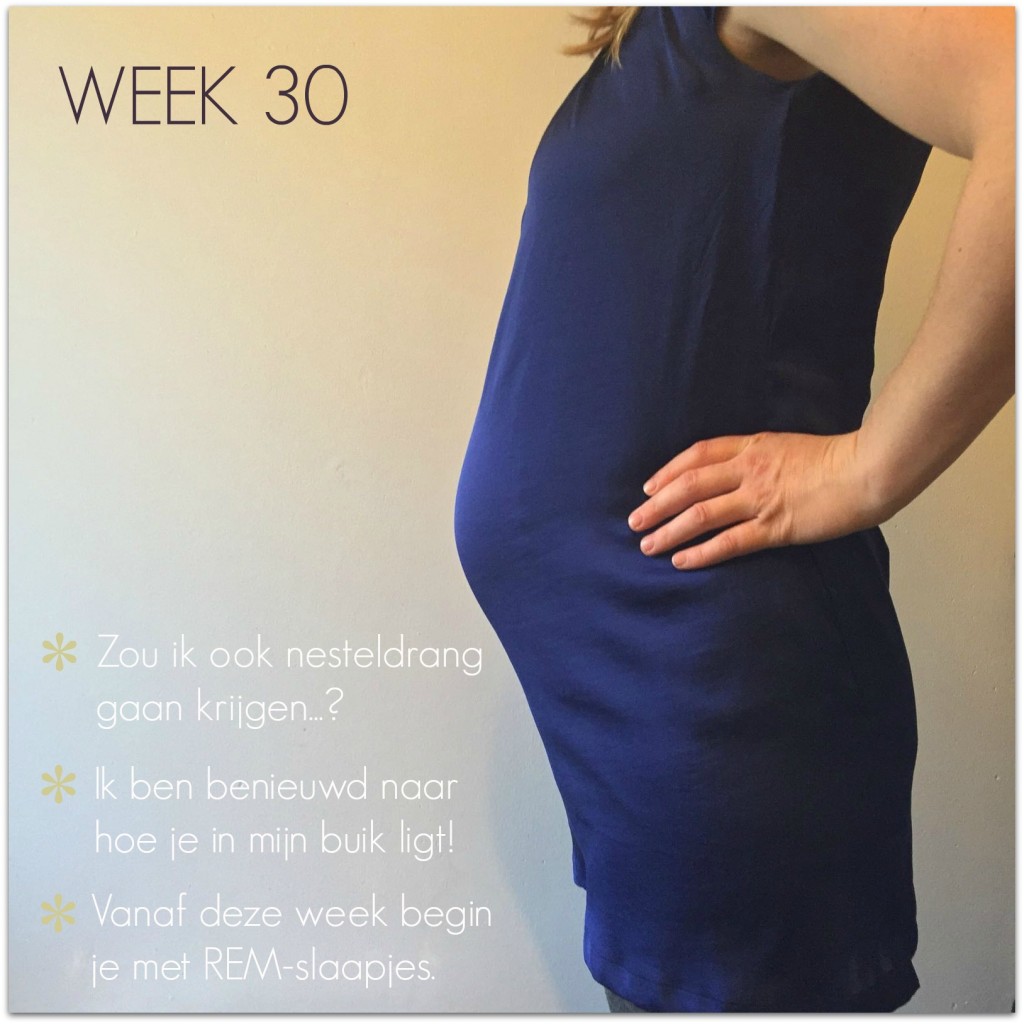 zwangerschapsupdate week 30