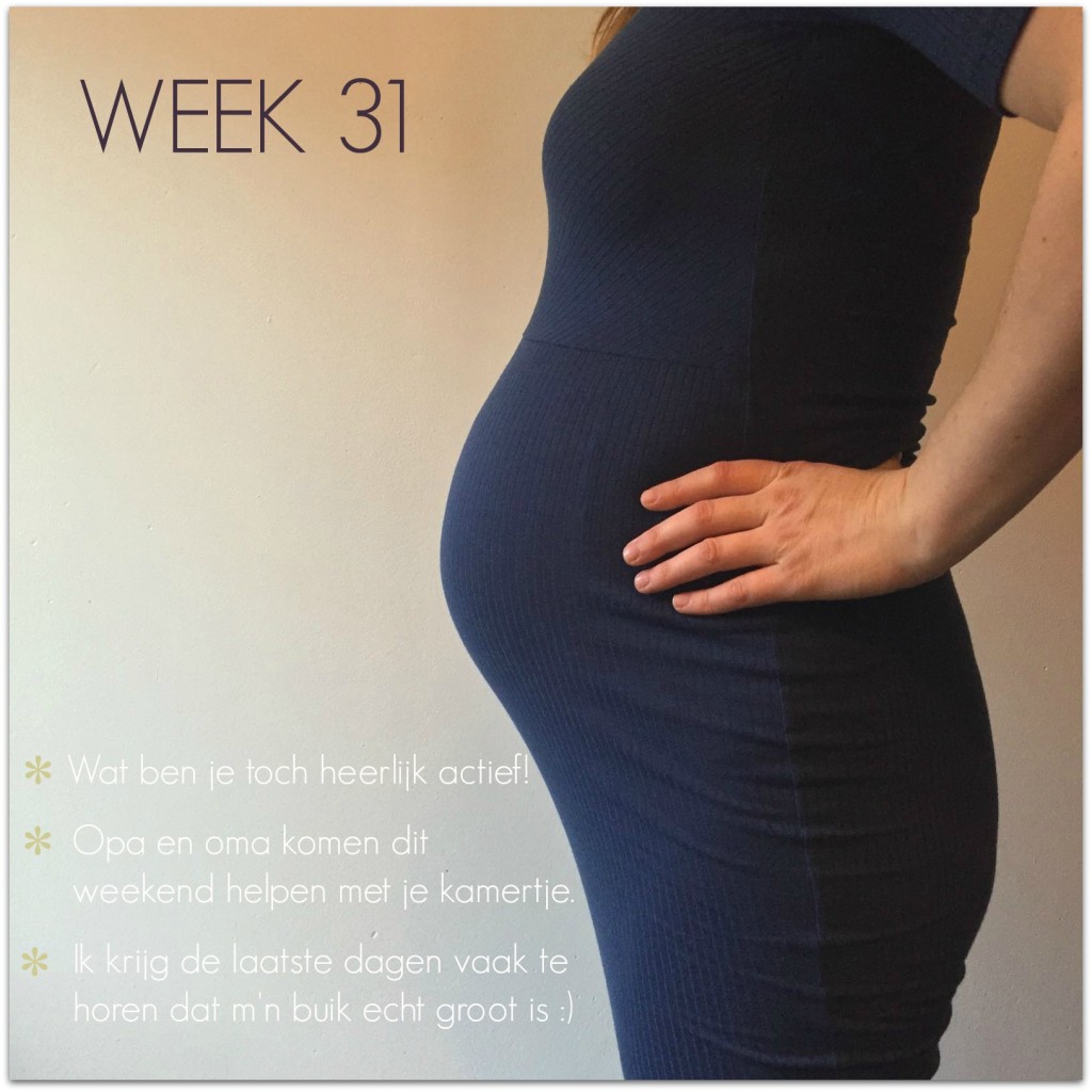 zwangerschapsupdate week 31