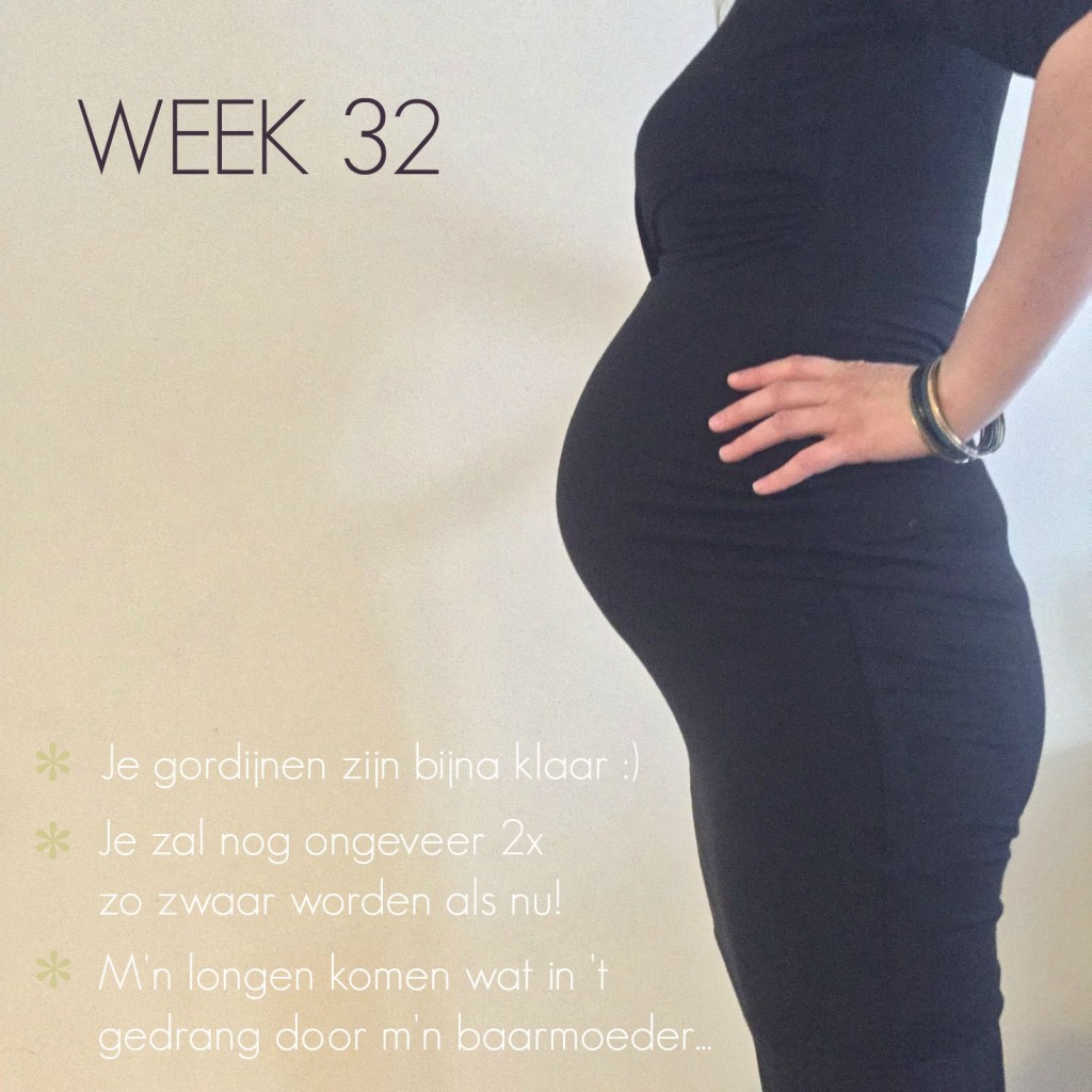 zwangerschapsupdate week 32
