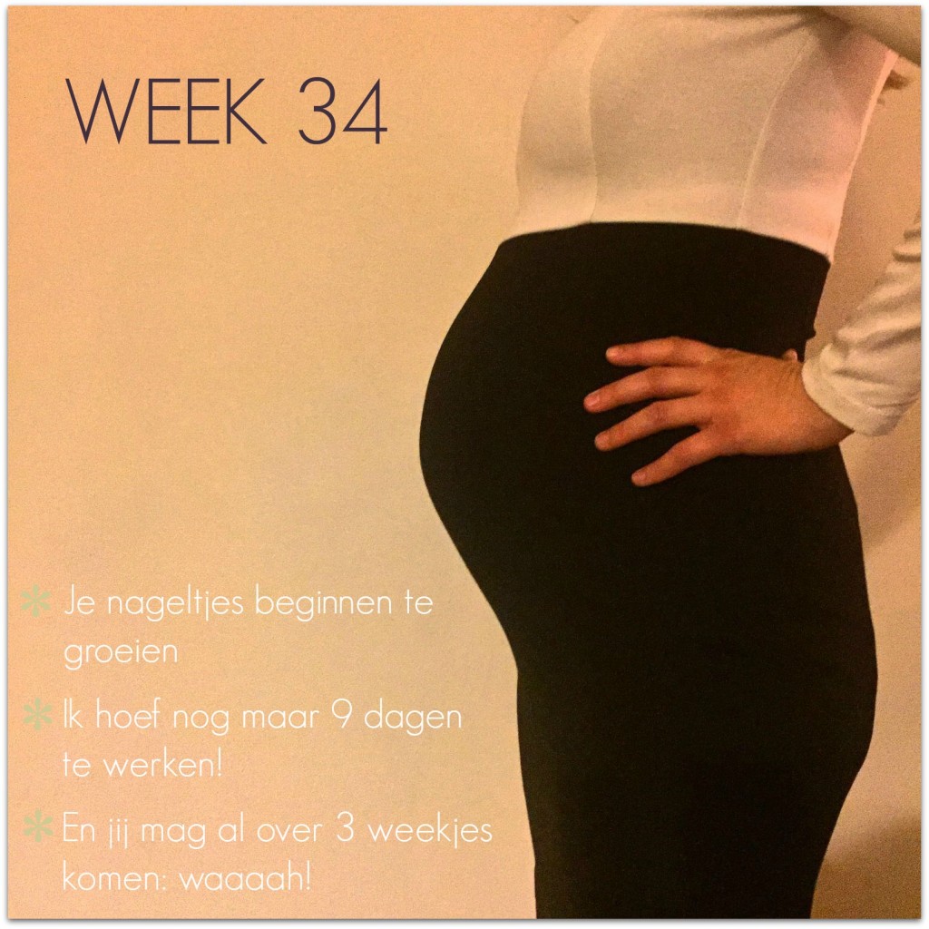 zwangerschapsupdate week 34