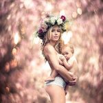 Foto’s van borstvoeding op magische wijze